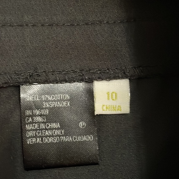 Gianni Bini, Black Skirt, Cotton and Spandex, size‎ 10 - Picture 3 of 4